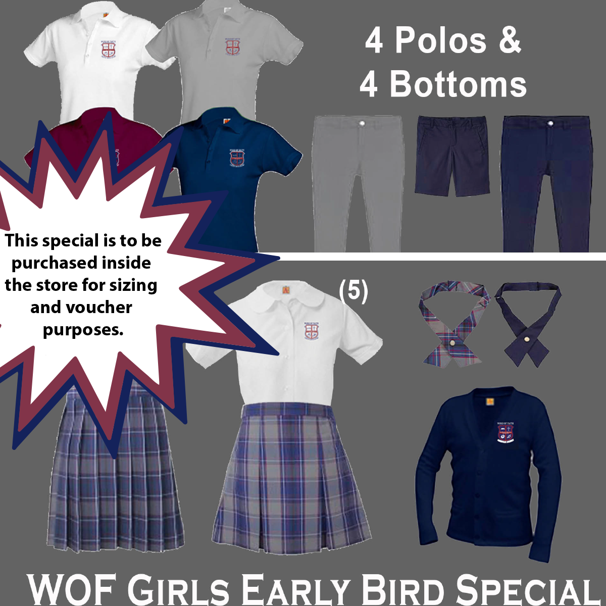 WOF Girls Early Bird Special