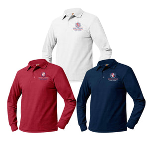 MDHS Unisex L/S Polo